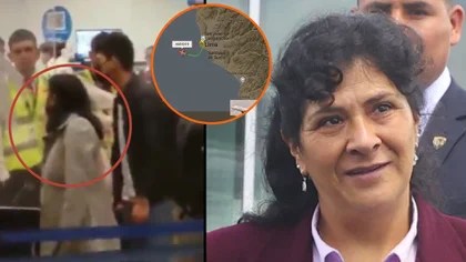 Lilia Paredes y sus hijos abordaron avión y están rumbo a México para asilarse