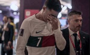 Las IMÁGENES que le dan la vuelta al mundo: Cristiano Ronaldo llorando tras ser eliminado de Qatar