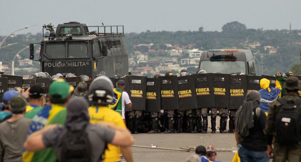 Desmontan campamento desde el que se lanzó ataque contra instituciones en Brasilia