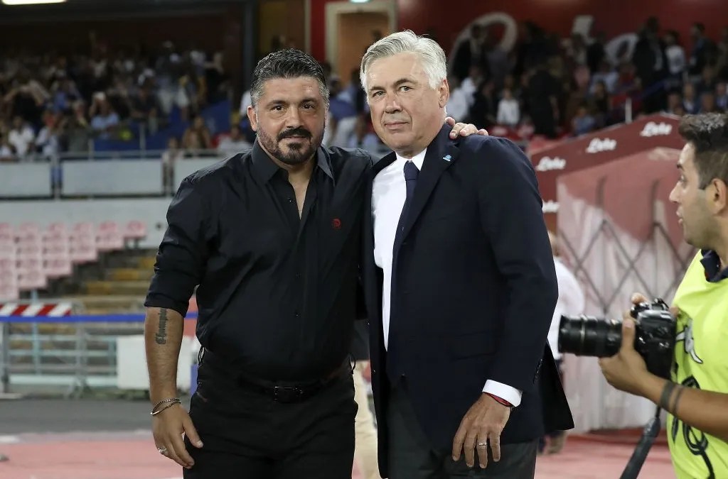 Ancelotti versus Gattuso en la Supercopa de España: de viejos amigos a una relación “distante”