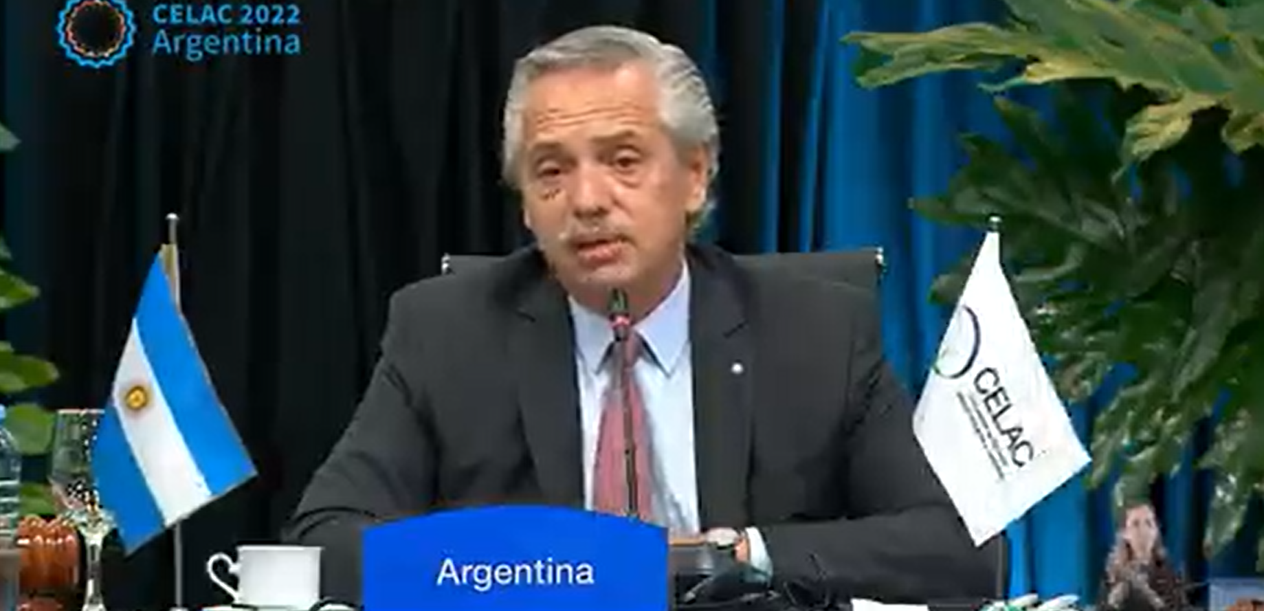 Alberto Fernández pidió fin de “bloqueos” a los regímenes de Cuba y Venezuela desde la Cumbre de la Celac (VIDEO)