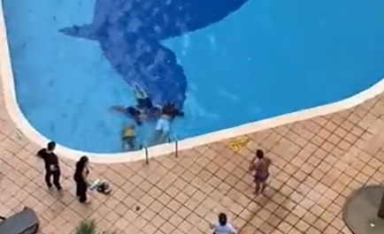 Misterio en Colombia: Dos niños y dos adultos se electrocutaron mientras nadaban en una piscina (VIDEO)