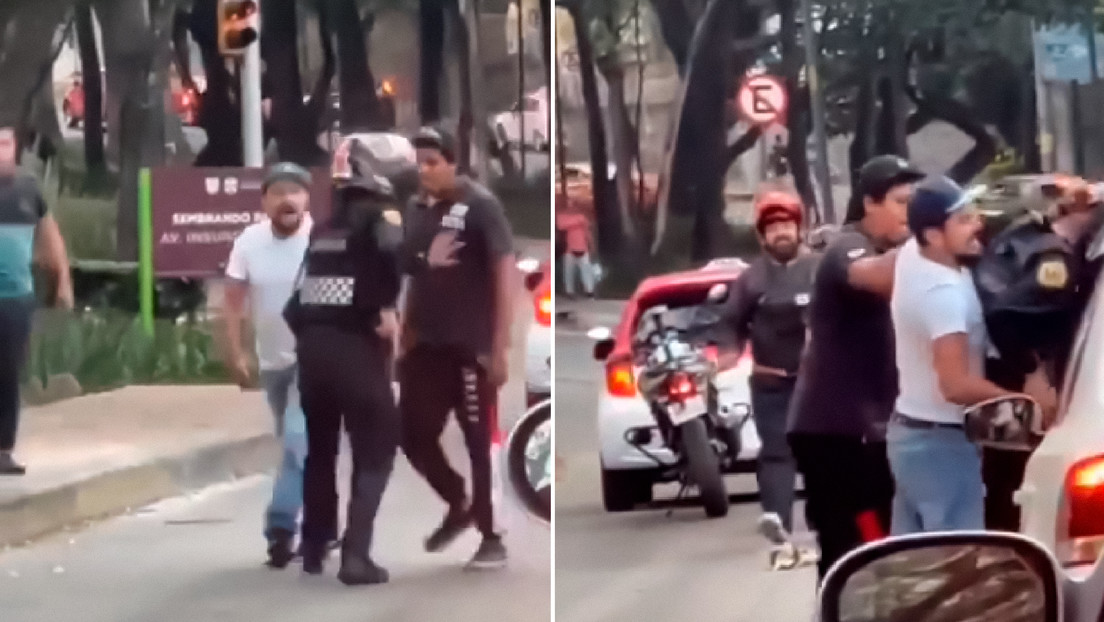 Ladrones someten a un policía tras ejecutar dos asaltos en México (VIDEOS)
