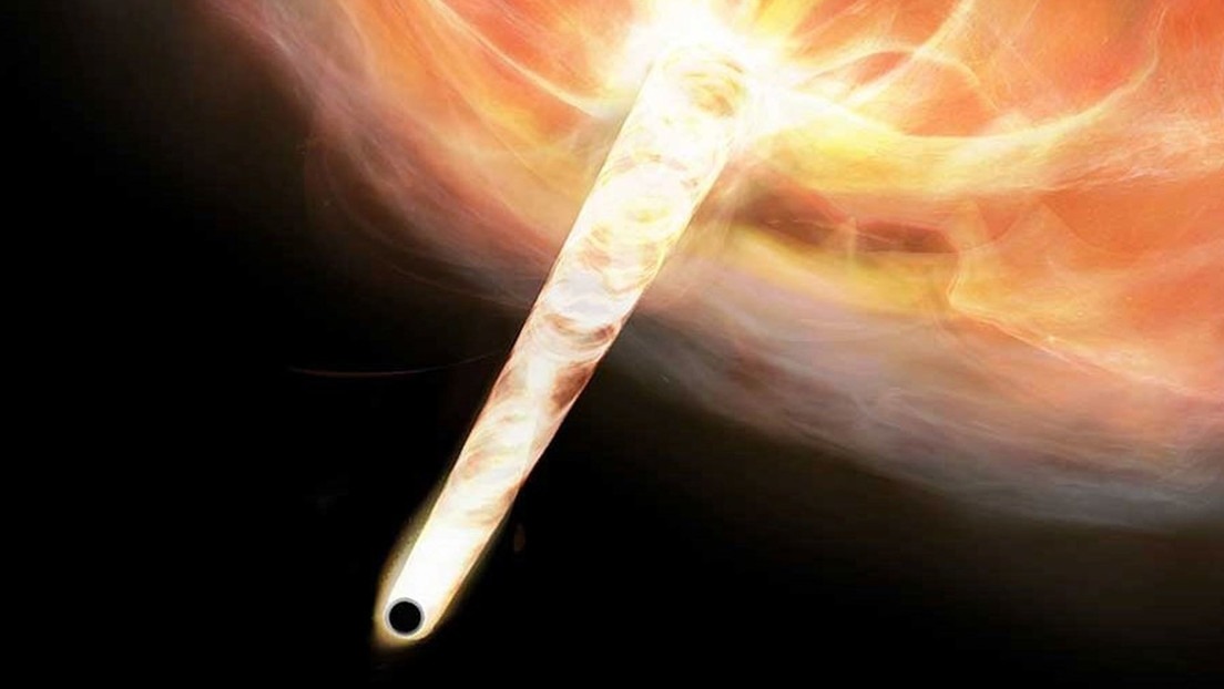 Científicos en EEUU descubren agujero negro supermasivo que escapa a gran velocidad de su galaxia de origen