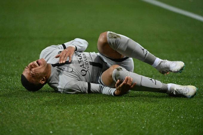 Mbappé estará tres semanas de baja por lesión y se pierde la ida de Champions contra el Bayern