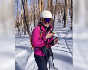 VIRAL: Se fue a esquiar con sus amigos en Utah y descubrió un error crucial que la dejó helada (VIDEO)