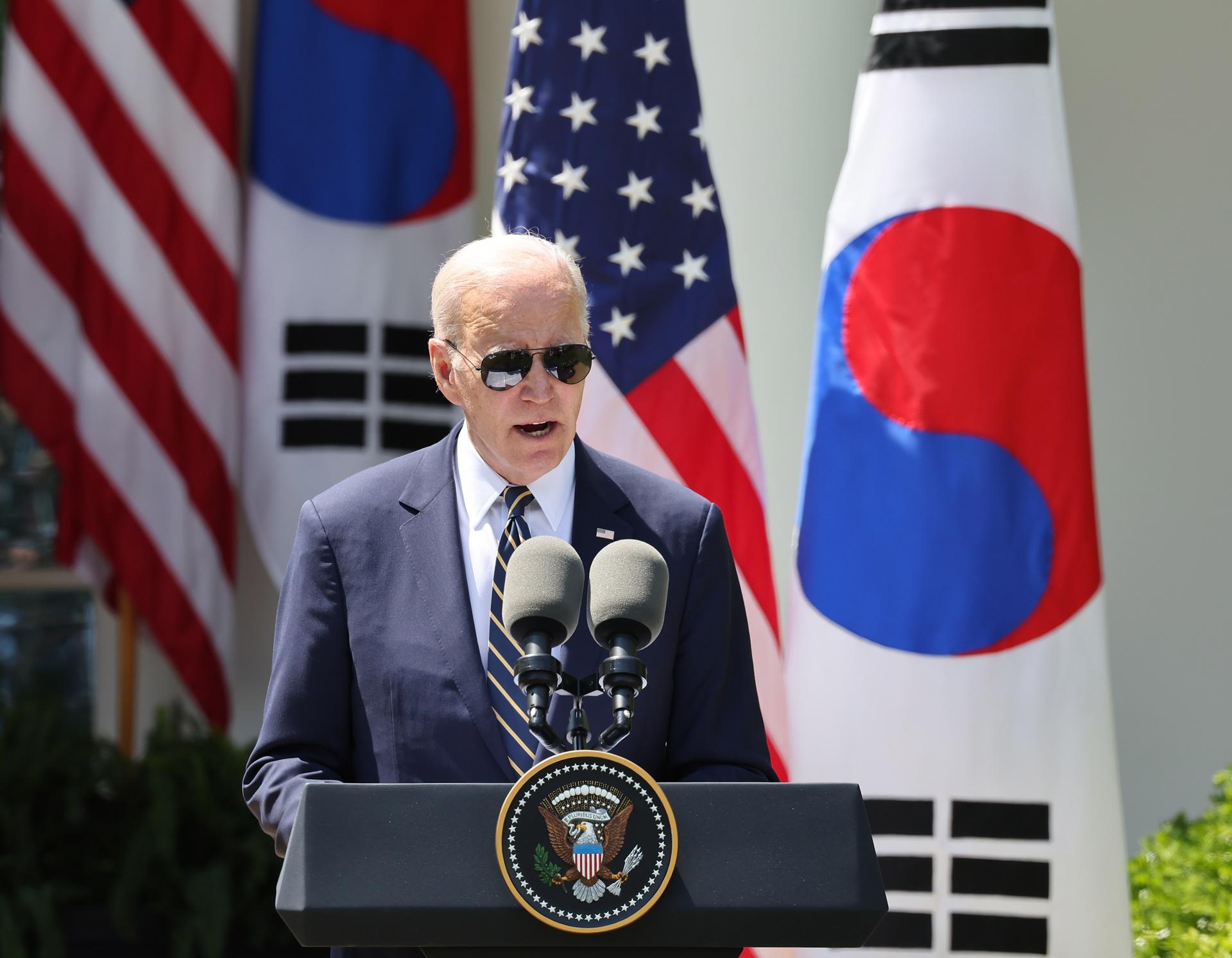 Biden advirtió que un ataque nuclear norcoreano contra EEUU sería el fin de Kim Jong-un