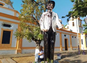 Iglesia Católica rechaza acto vandálico contra escultura del beato José Gregorio Hernández en Guárico