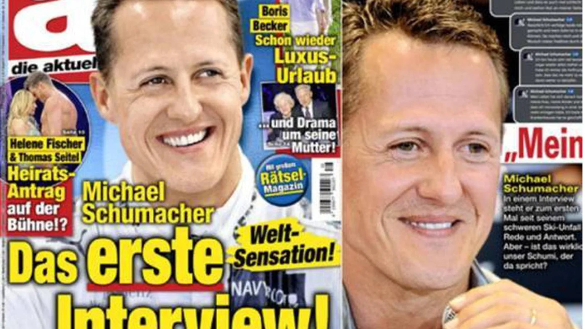 Escándalo mundial por una entrevista falsa a Michael Schumacher realizada con IA: “Mi vida ha cambiado…”