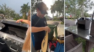 VIDEO: Recorrió uno de los mejores barrios de Florida para ver qué encontraba en la basura y quedó sorprendida
