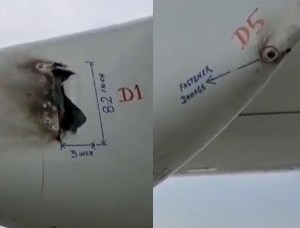 Un rayo impactó en un Boeing 777 de pasajeros en pleno vuelo (VIDEO)