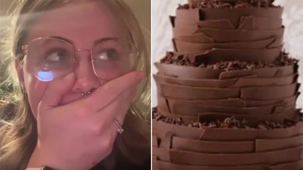 VIDEO: Joven en EEUU gastó 300 dólares en la torta de su cumpleaños, pero el resultado la destruyó