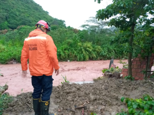 Aumento del caudal del río Torbes en Táchira afectó a seis viviendas (FOTOS)