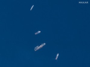Las FOTOS satelitales de los barcos que intentaron salvar a los pasajeros del submarino