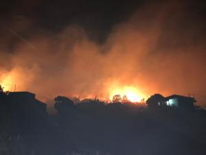 Devastador incendio arrasa viviendas en La Palma: autoridades declaran nivel 2 de emergencia
