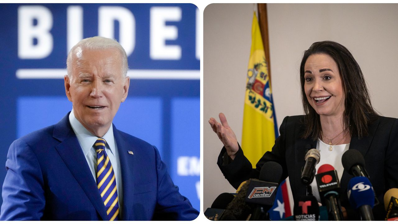 María Corina Machado: A Joe Biden le ha faltado firmeza y claridad con la situación venezolana