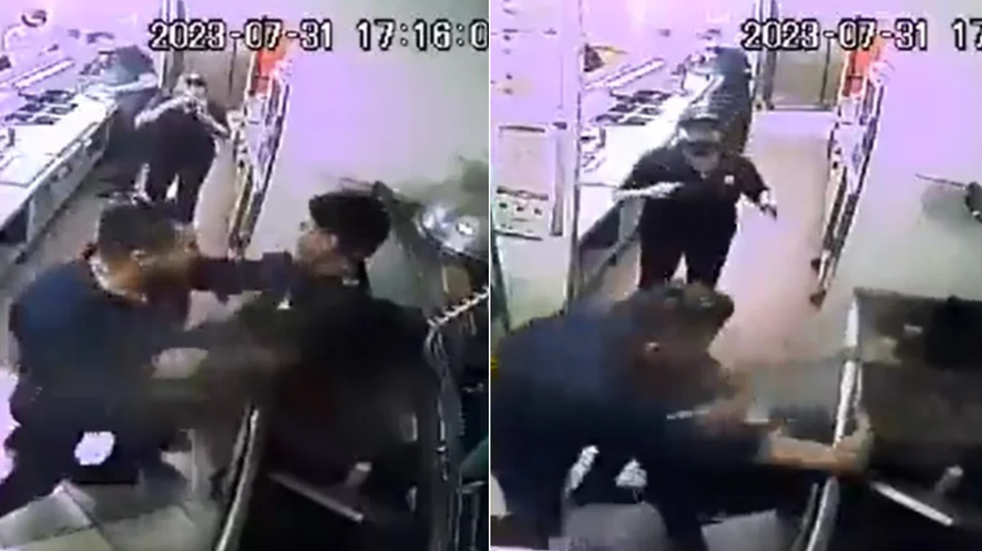 Cliente golpeó a trabajador de Subway por hacerlo esperar en la cola: el VIDEO causa indignación