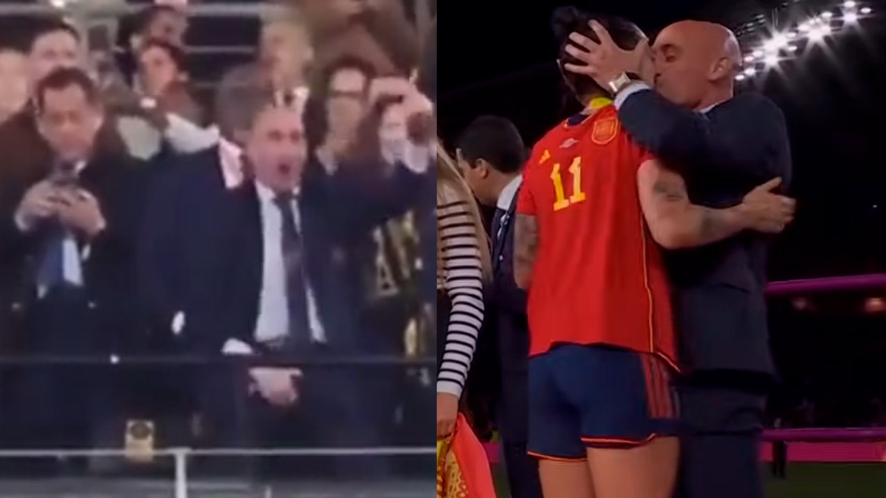 Escandalo en España: Piden la dimisión de Luis Rubiales, tras su beso en la boca a la jugadora Jennifer Hermoso y tocarse los genitales en el palco