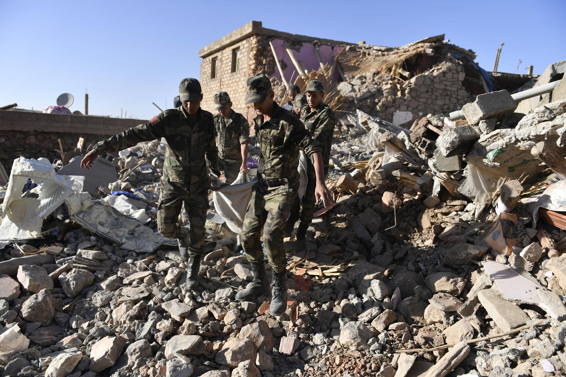 Marruecos elevó a más de dos mil la cifra de muertes por el terremoto
