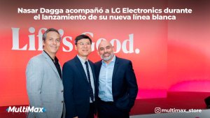 Nasar Dagga acompañó a LG Electronics durante el lanzamiento de su nueva línea blanca 