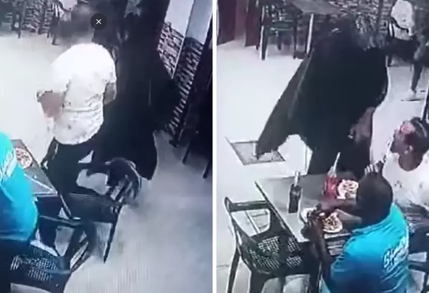 Batman se cambió de bando: Fue visto robando con machete a personas en un local (VIDEO)