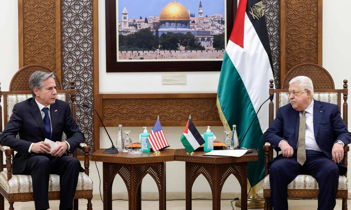 Revelan qué fue lo que le dijo Blinken al presidente palestino en una reunión de alta tensión