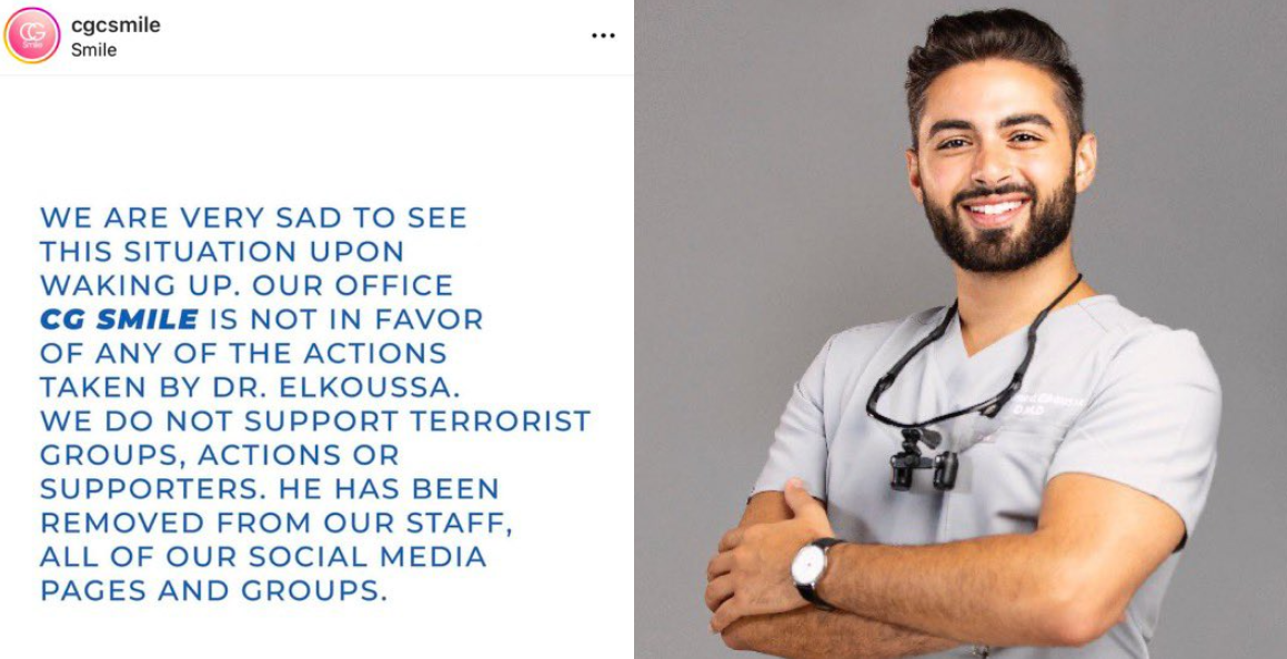 Indignación en Miami contra un dentista que arrancó afiches de israelíes secuestrados (Video)