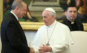 El papa Francisco habló con Erdogan de la necesidad de los dos Estados en Tierra Santa