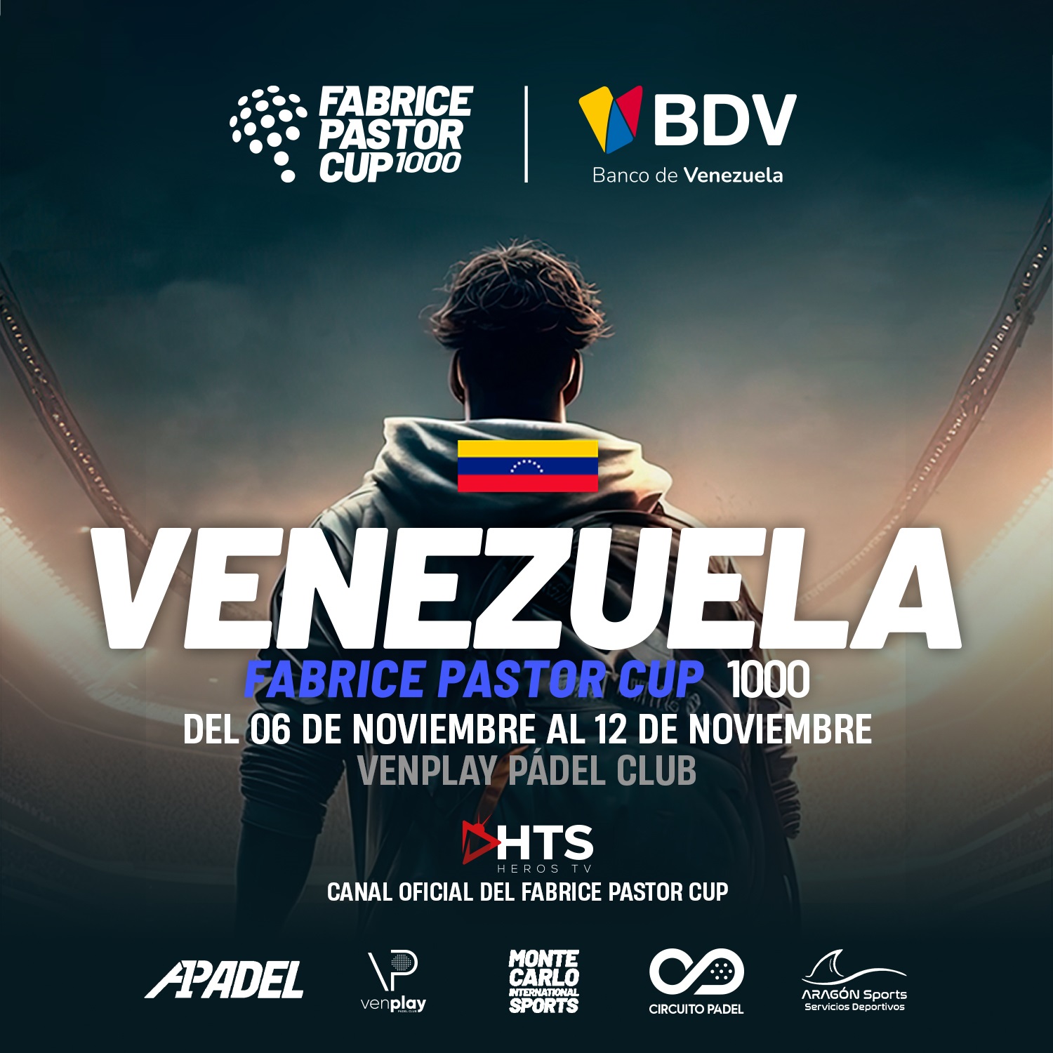 Vuelve a Caracas el torneo internacional de padel Fabrice Pastor Cup