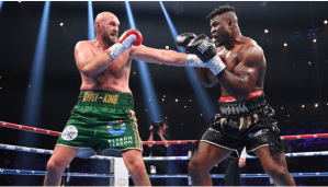 Tyson Fury le ganó por decisión dividida al luchador de MMA Francis Ngannou