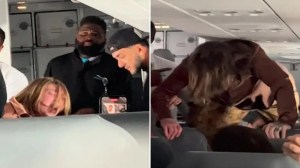 “Un verdadero diablo”: mujer sufrió una crisis en pleno vuelo en EEUU y aseguran que estaba “poseída” (VIDEO)