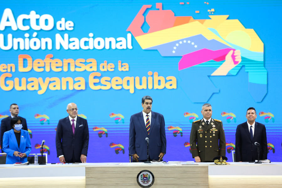 “Venezuela no es un país de cobardes”, las palabras de Maduro al primer ministro de Guyana