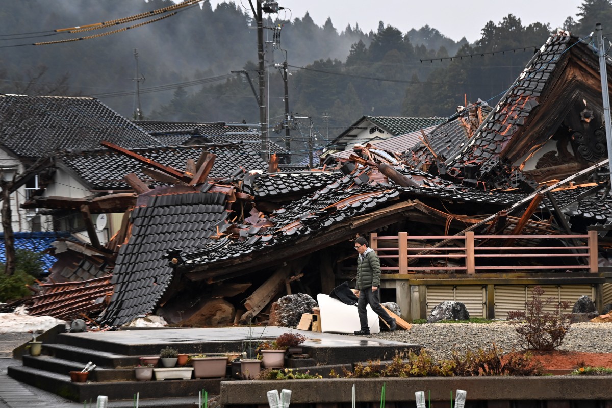 Continúan las tareas de rescate “contrarreloj” tras el fuerte terremoto en Japón