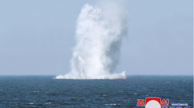 Corea de Norte prueba con éxito un dron submarino que provoca “tsunamis radiactivos”