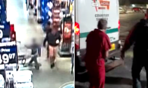 El impactante video que muestra a un hombre que intenta robarse a un niño en un supermercado de Florida