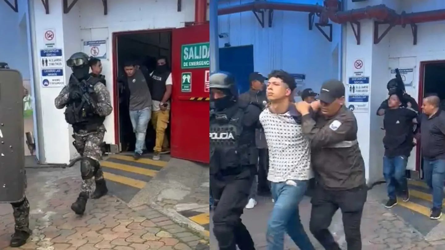 Impactante VIDEO: así capturó la policía al grupo armado que tomó un canal de televisión en Ecuador