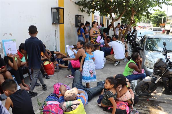 La migración irregular en México sube más del 77 % en 2023 y desborda la frontera sur