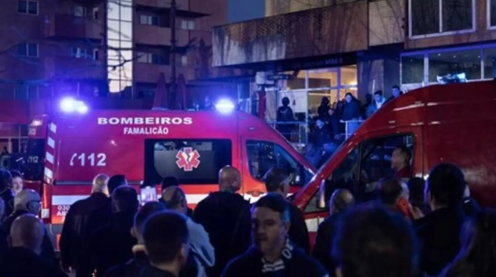 Suspendieron partido en Portugal tras batalla campal que dejó heridos y mucha violencia