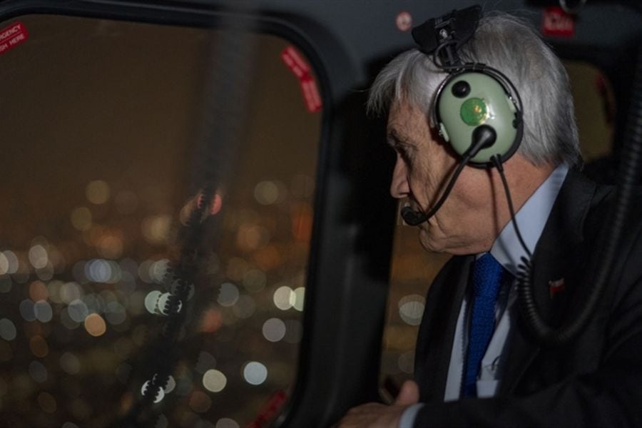 El día en que Sebastián Piñera aprendió a pilotar un helicóptero