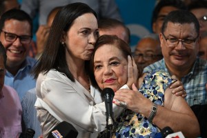 María Corina Machado denunció al mundo injustificados obstáculos del CNE a la candidatura de Corina Yoris