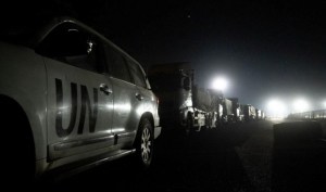 Ayuda humanitaria de la ONU entra directamente al norte de la Franja de Gaza por una nueva ruta
