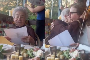 VIRAL: Abuelita venezolana lloró de emoción con el regalo que le dio su hija en Miami (VIDEO)