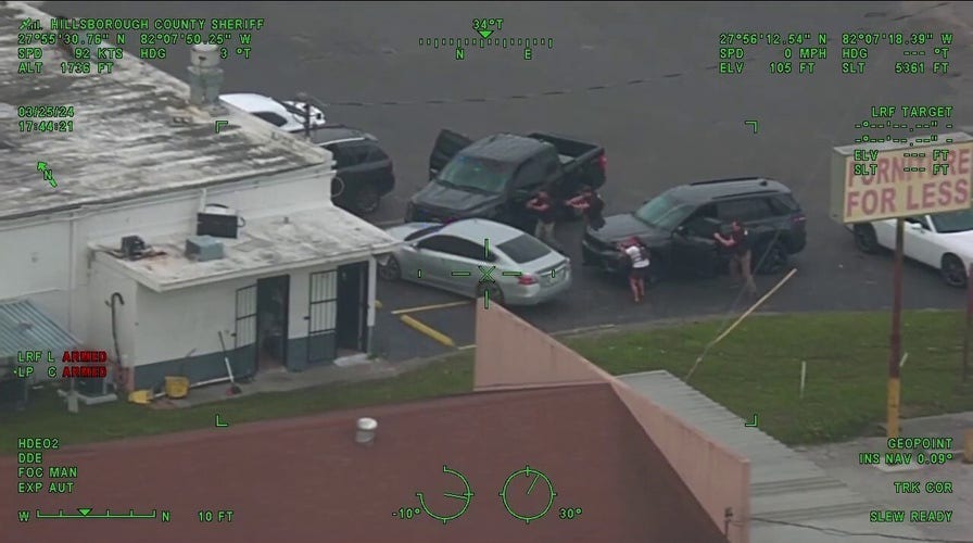 VIDEO: El mega operativo que realizaron para atrapar a un hombre que robó una ambulancia en Florida