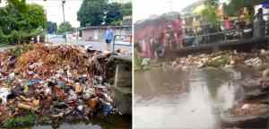Basura colapsó canales por donde corría el agua de lluvia en Barinas