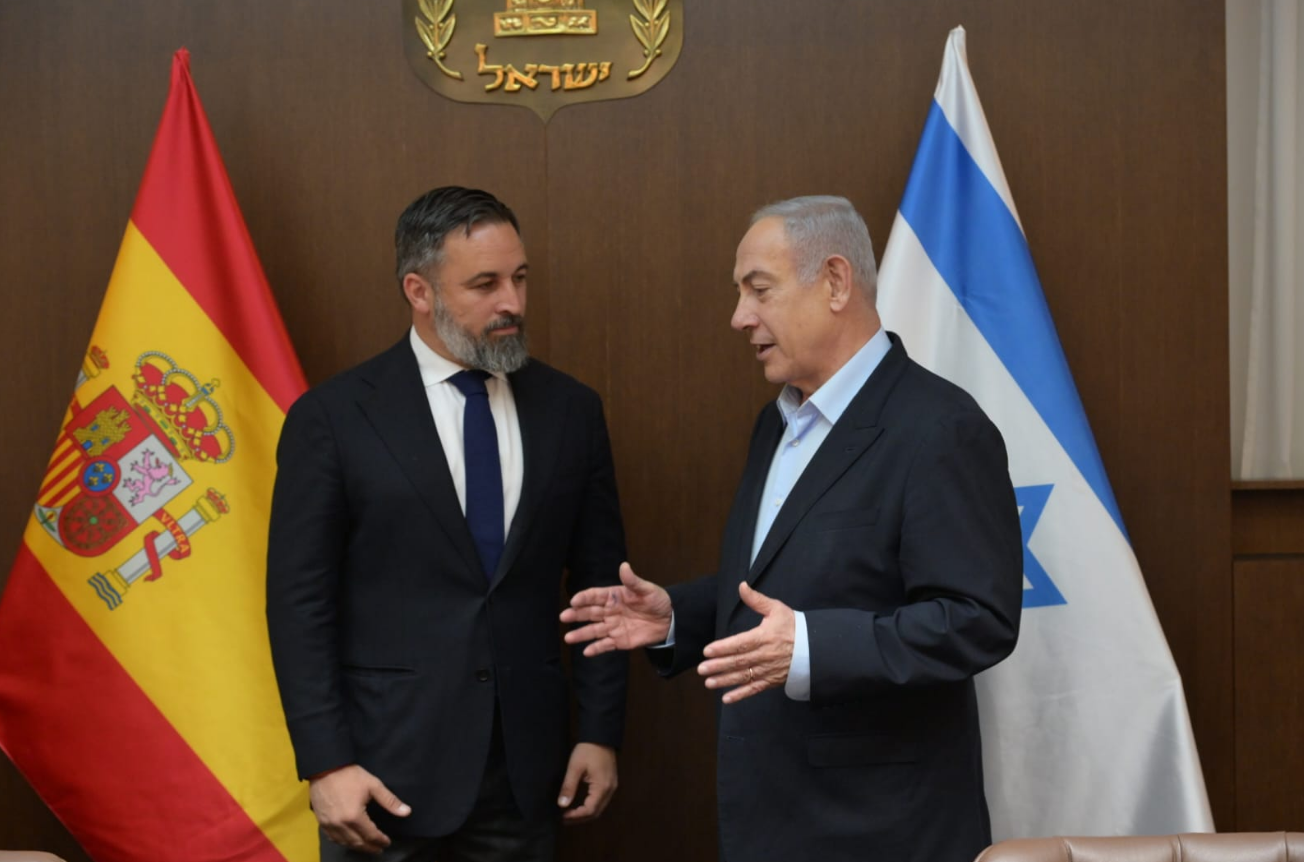 Santiago Abascal visitó Jerusalén para decir que “Pedro Sánchez no es España”