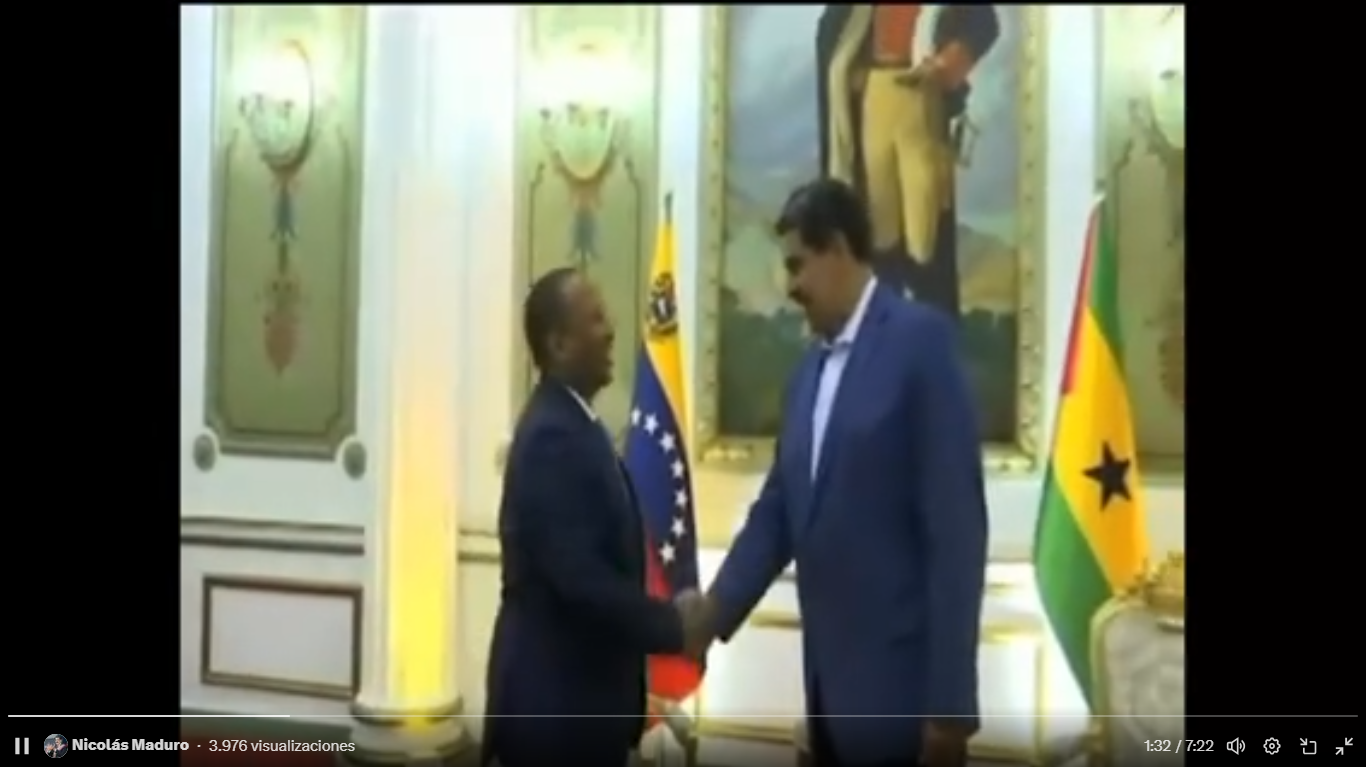 Maduro recibió al Primer Ministro de Santo Tomé y Príncipe (Video)