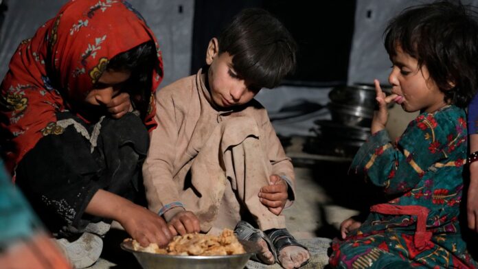 Alertan que niños afganos enfrentarán niveles de hambre críticos durante todo el 2024
