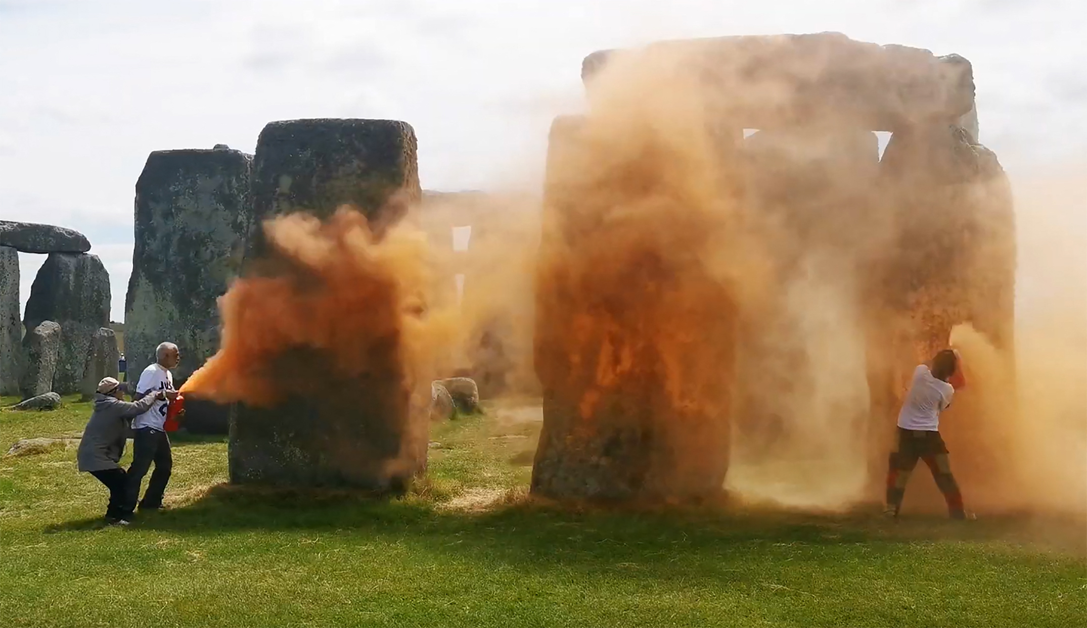 Presuntos activistas vandalizaron Stonehenge, uno de los monumentos megalíticos más importantes del mundo