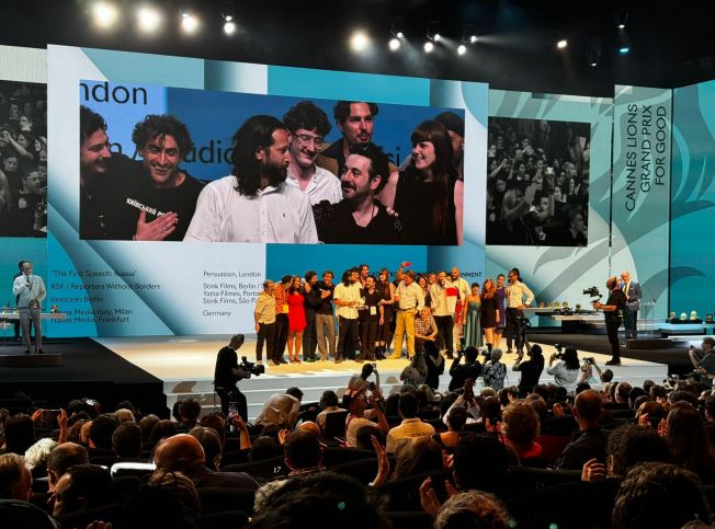 Venezolano en Alemania ganó el Grand Prix en el Festival de Cannes con campaña para Reporteros Sin Fronteras