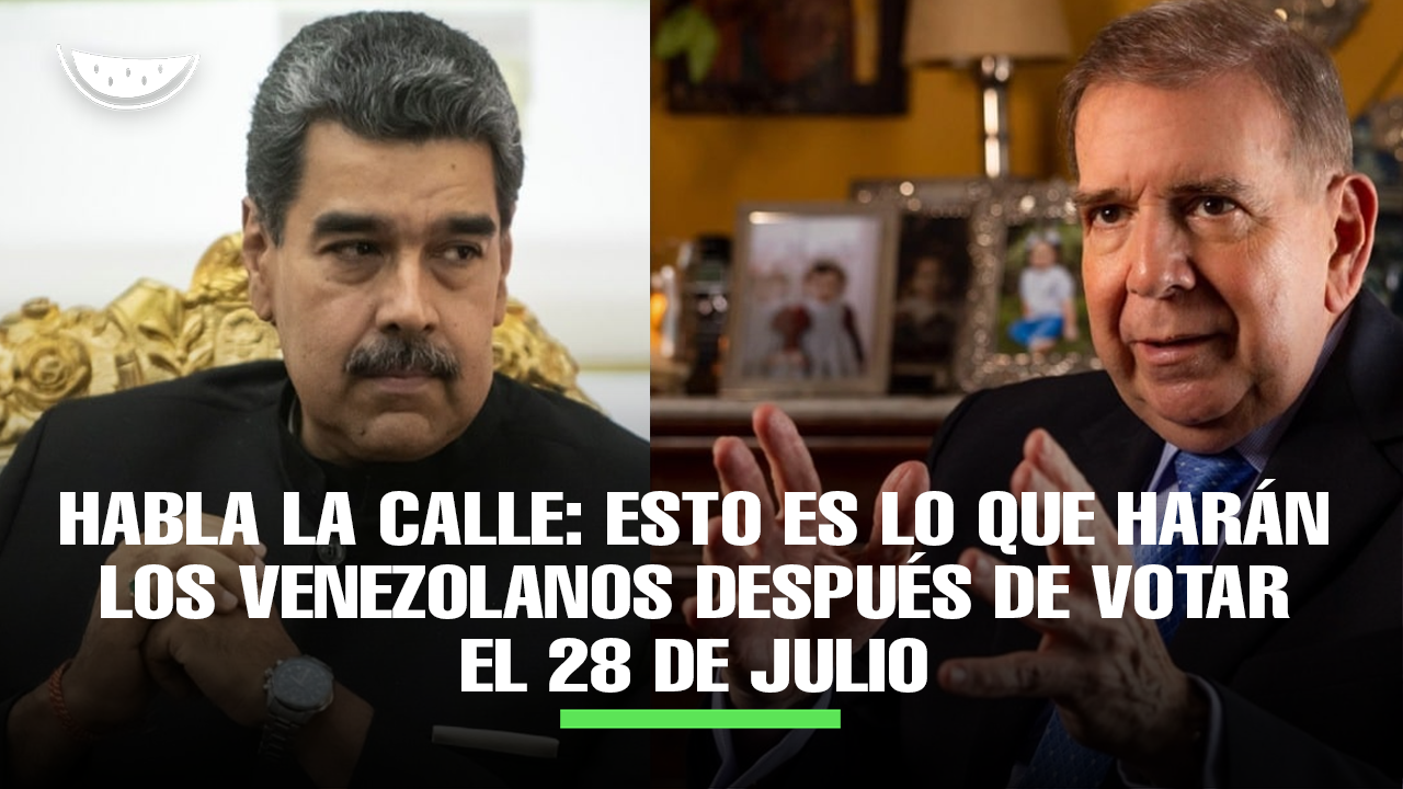 Habla la calle: esto harán los venezolanos después de votar el #28Jul (VIDEO)